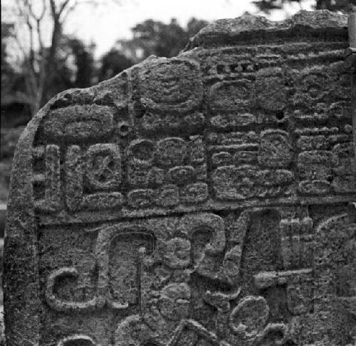 Detail of Stela 11 at Seibal