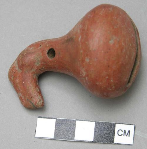 Pottery bell, rattle