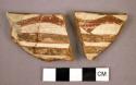 Sherds, broken in 2 pieces