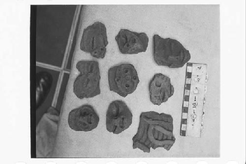 Face-Bearing Sherds from Neck of Cantharos