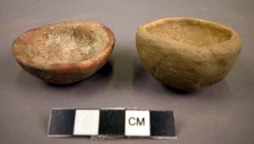 Miniature pottery offerings - from an ancient shrine near the ruin of Sikyatki