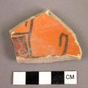 Unclassified polychrome potsherd