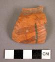 Unclassified polychrome potsherd