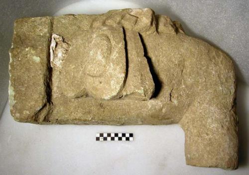 Leg and foot covered with sandal (C33.1 and C33.2 have been mended together)