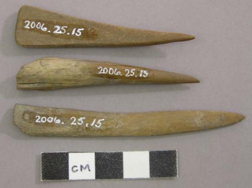 Pointed bone awls