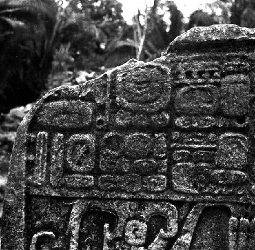 Detail of Stela 11 at Seibal