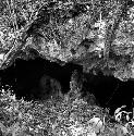 Statue in cave at La Pailita