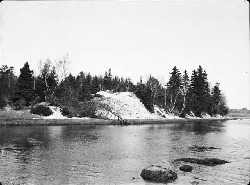 Main mound from Marsh Island