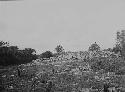 Mayapan wall seen from north on road to ruins