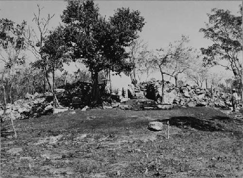 Gate D from south after excavation