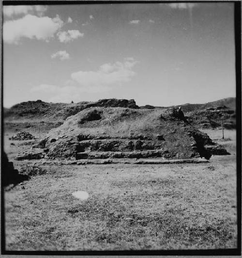 North Side of Structure 11, as cleaned;  Looking South