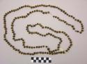 Seed and bead necklace or bandoleer