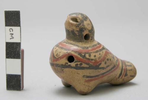 Pendant whistle, bird form