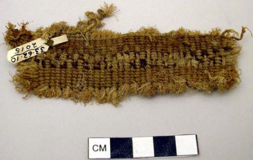 Fragment of decorated, twined band