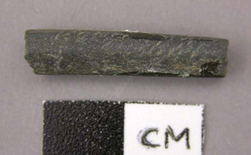 Ground stone, miscellaneous, slate pencil