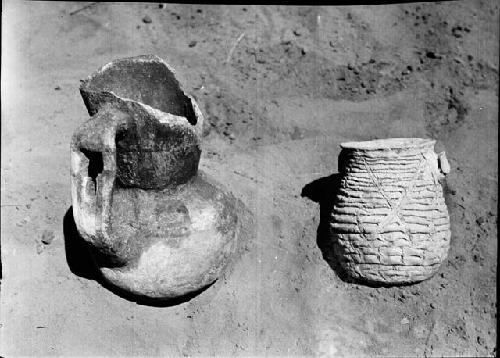 Pots 1 and 2 From Burial 2, Ab7-8