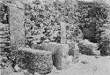 Temple of Chac Mool showing center and south columns