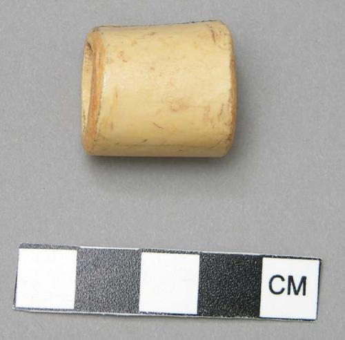 Large cylindrical bone bead