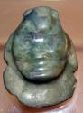 Carved jadeite ornament, human head