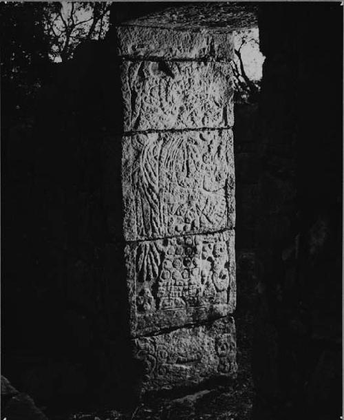 Inner doorway of the Temple of Xtoloc Cenote