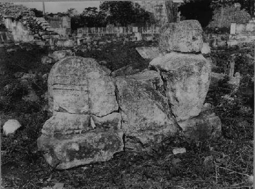 Chac Mool east of Temple of the Skulls