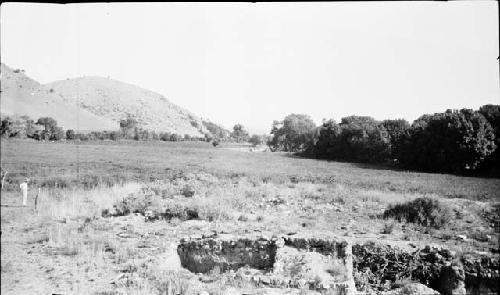 Area North of Rooms 58, 59, 61, 62 to North Before Excavation