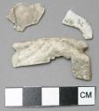 3 shell pendant fragments