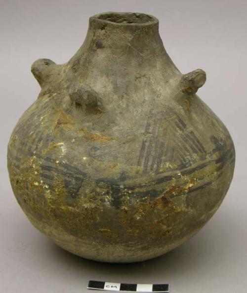 Pottery vessel with four "lugs"