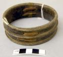 Inscribed stone bracelet (one of two)