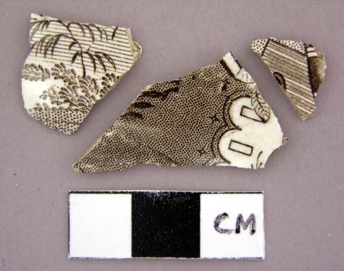 Ceramic, pearlware, sherds