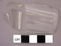 Glass, colorless bottle glass, fragments, various sizes and contours