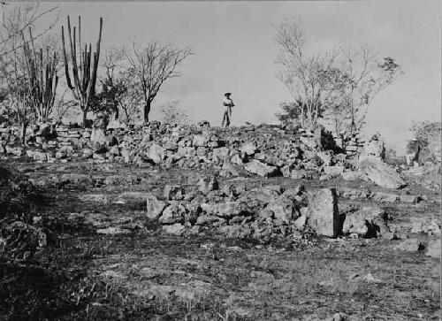 Gate O in Mayapan city wall