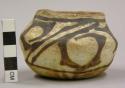 Jar, Polacca polychrome style c. zuni rain bird design