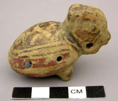 Ceramic figurine whistle, zoomorph