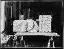 Casts of blocks from hieroglyphic stairway