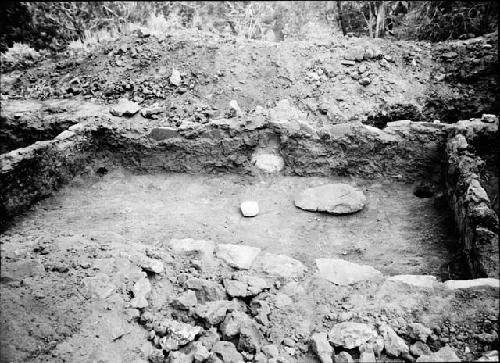 Room A From North, Showing Corner Posts