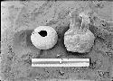 Pot 3, Burial 1; and Pitcher From Square B2