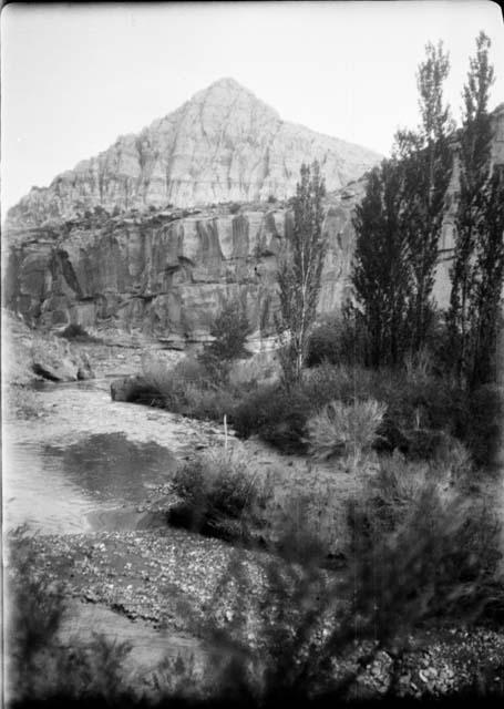 North Canyon Wall at the River at the M. V. Oyler Ranch