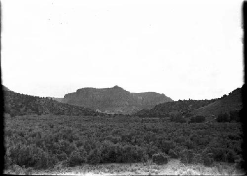 Miner's Mountain in the Background