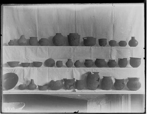 Pottery from mounds and burial places