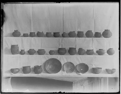 Pottery from mounds and burial places