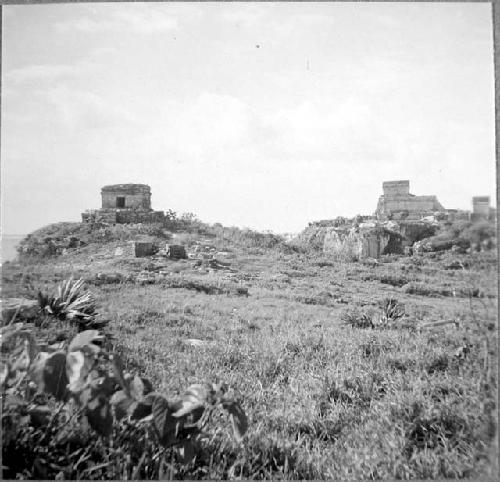 General view - Looking to south from east terminal of north wall.