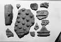 Potsherds, incensario ware