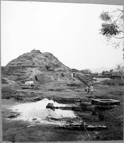 Panorama of North and West sides, Str. 1. End of 1948 season.