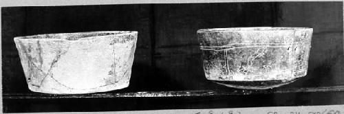 Straight flaring walled bowls, Moller Coll. (Mo. 76, 77, 78, 80).