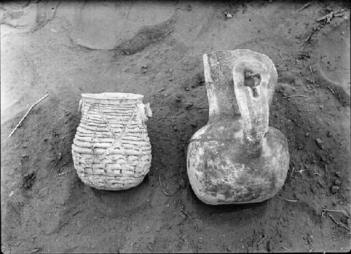 Pots 1 and 2 - Burial 2