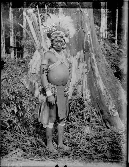 Chief in full costume, front