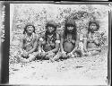 Group of four girls