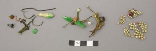 Fragments of Hair Ornaments and Other Jewelry