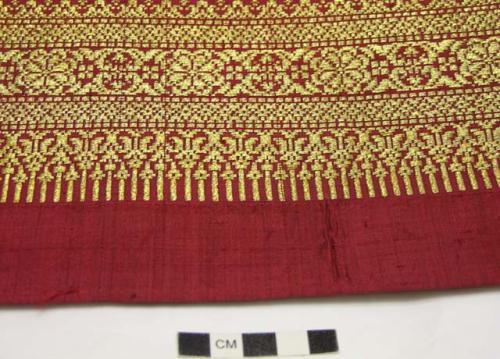 Woman's cloth-of-gold skirt